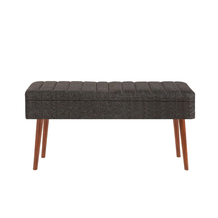 Hanah Home Vina 1053 - Conjunto de comedor extensible de 4 piezas, Nogal y Antracita Hanah Home Vina 1053 - Conjunto de comedor extensible de 4 piezas, Nogal y Antracita